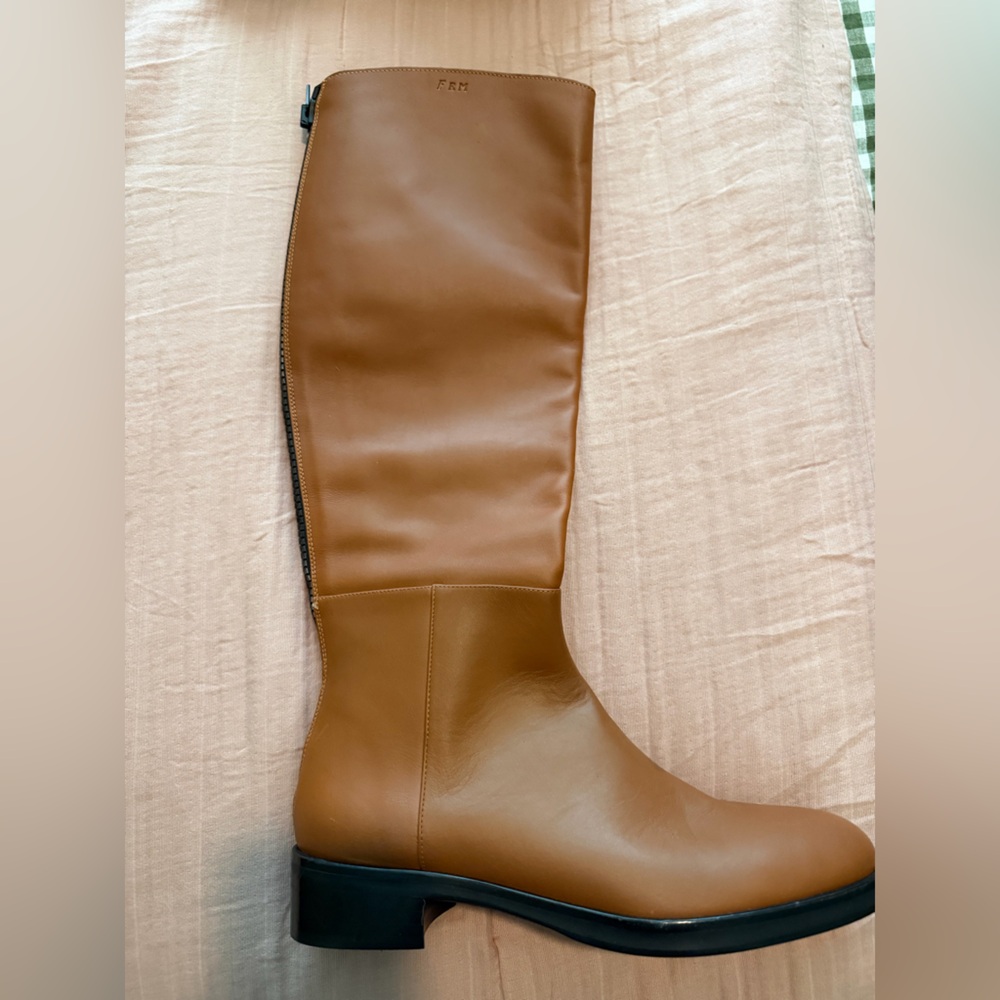 Frame Denim Tan Leather Le Ramsey Boot - Picture 2 of 7